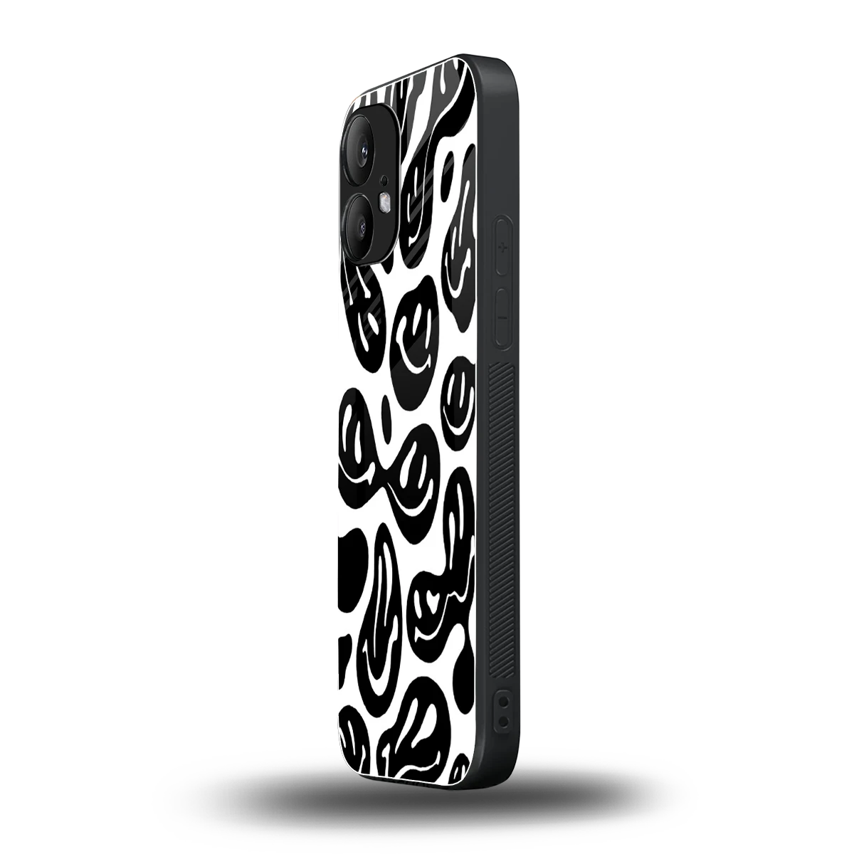 Acid Smiles BW nothing phone 2 mobile cover | shockproof glass phone case