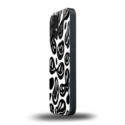 Acid Smiles BW nothing phone 2 mobile cover | shockproof glass phone case