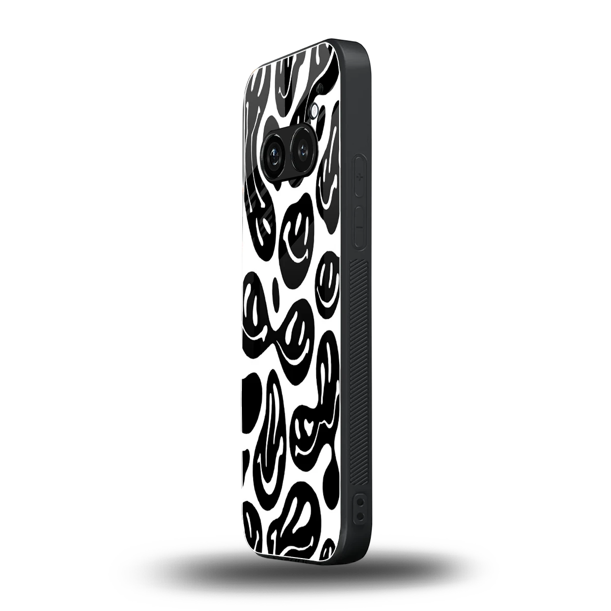 Acid Smiles BW nothing phone 2a mobile cover | shockproof glass phone case