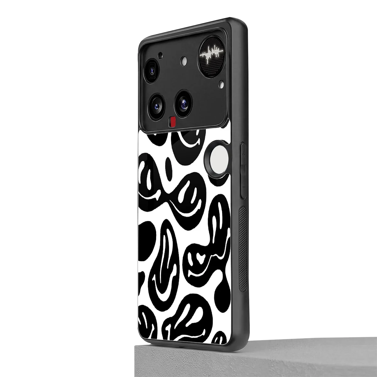 Acid Smiles BW nothing phone 3 mobile cover | shockproof glass phone case