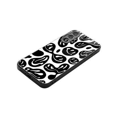 Acid Smiles BW stylish phone case for oneplus nord 5 | glossy glass and slim fit