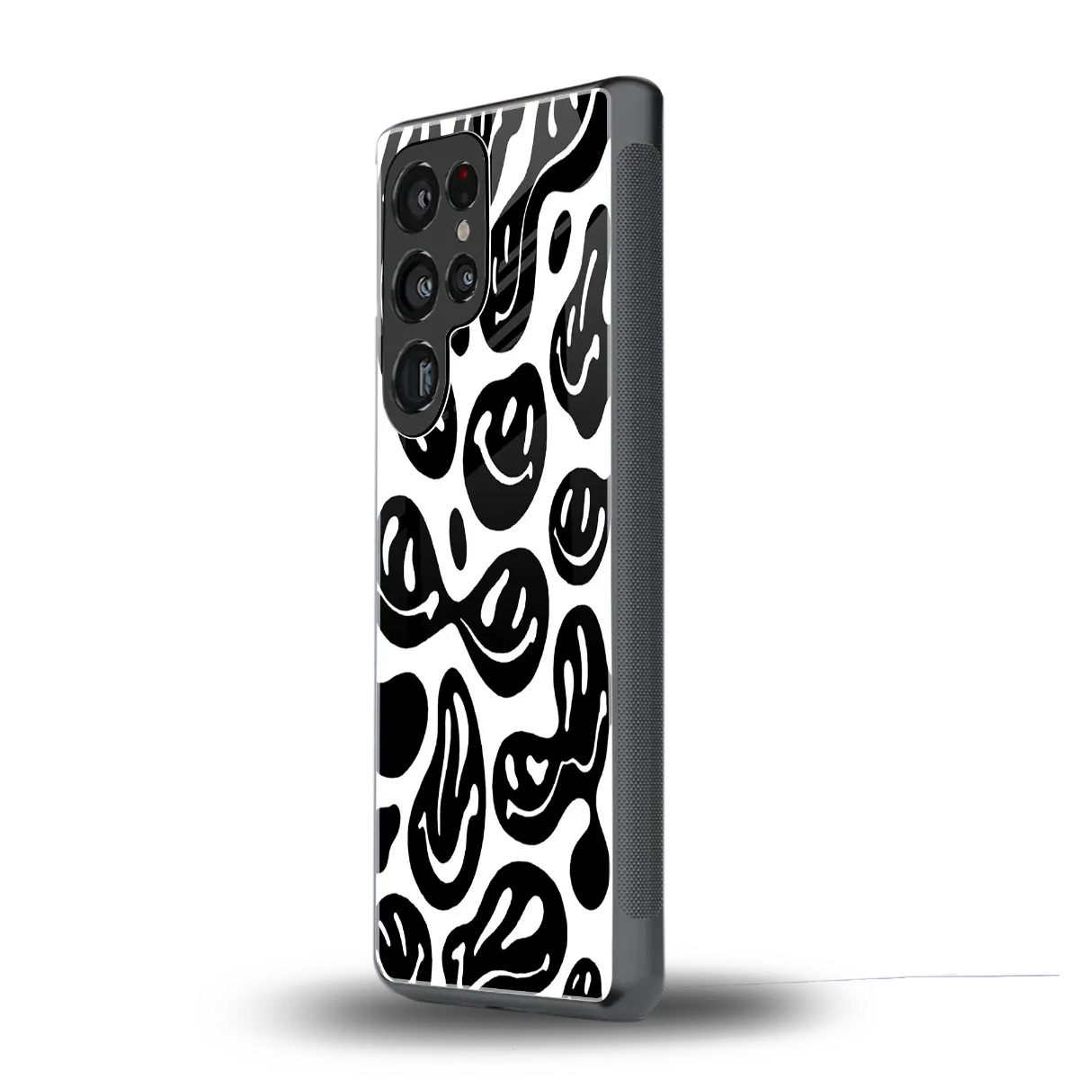 Acid Smiles BW samsung galaxy s26 ultra mobile cover | shockproof glass phone case