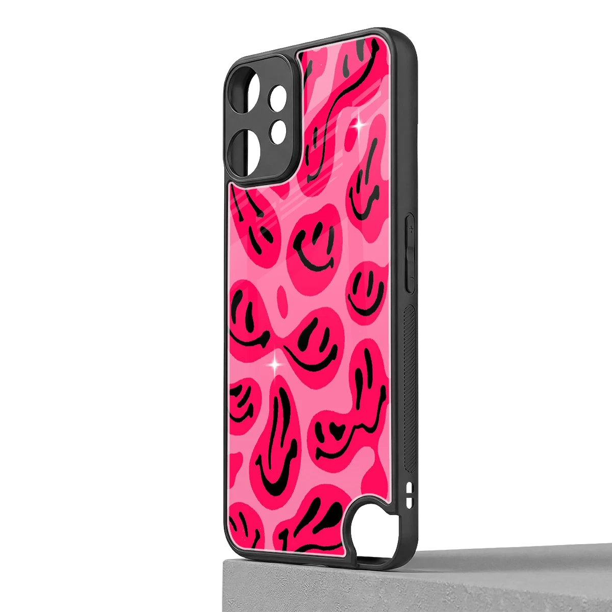 Acid Smiles Pink cmf nothing phone 2 pro mobile cover | shockproof glass phone case