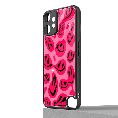 Acid Smiles Pink cmf nothing phone 2 pro mobile cover | shockproof glass phone case