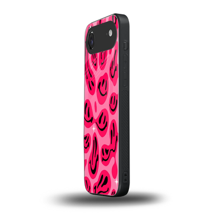 Acid Smiles Pink iphone air mobile cover | shockproof glass phone case