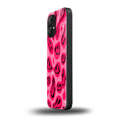 Acid Smiles Pink nothing phone 1 mobile cover | shockproof glass phone case