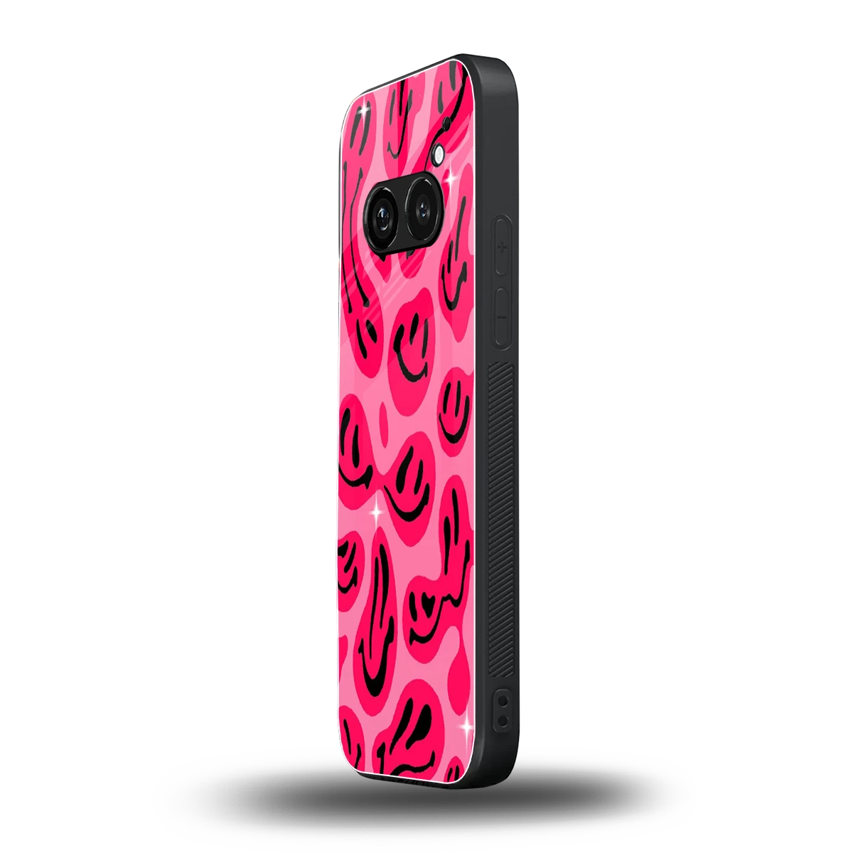 Acid Smiles Pink nothing phone 2a mobile cover | shockproof glass phone case