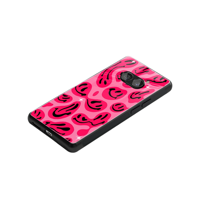 Acid Smiles Pink stylish phone case for nothing phone 2a | glossy glass and slim fit
