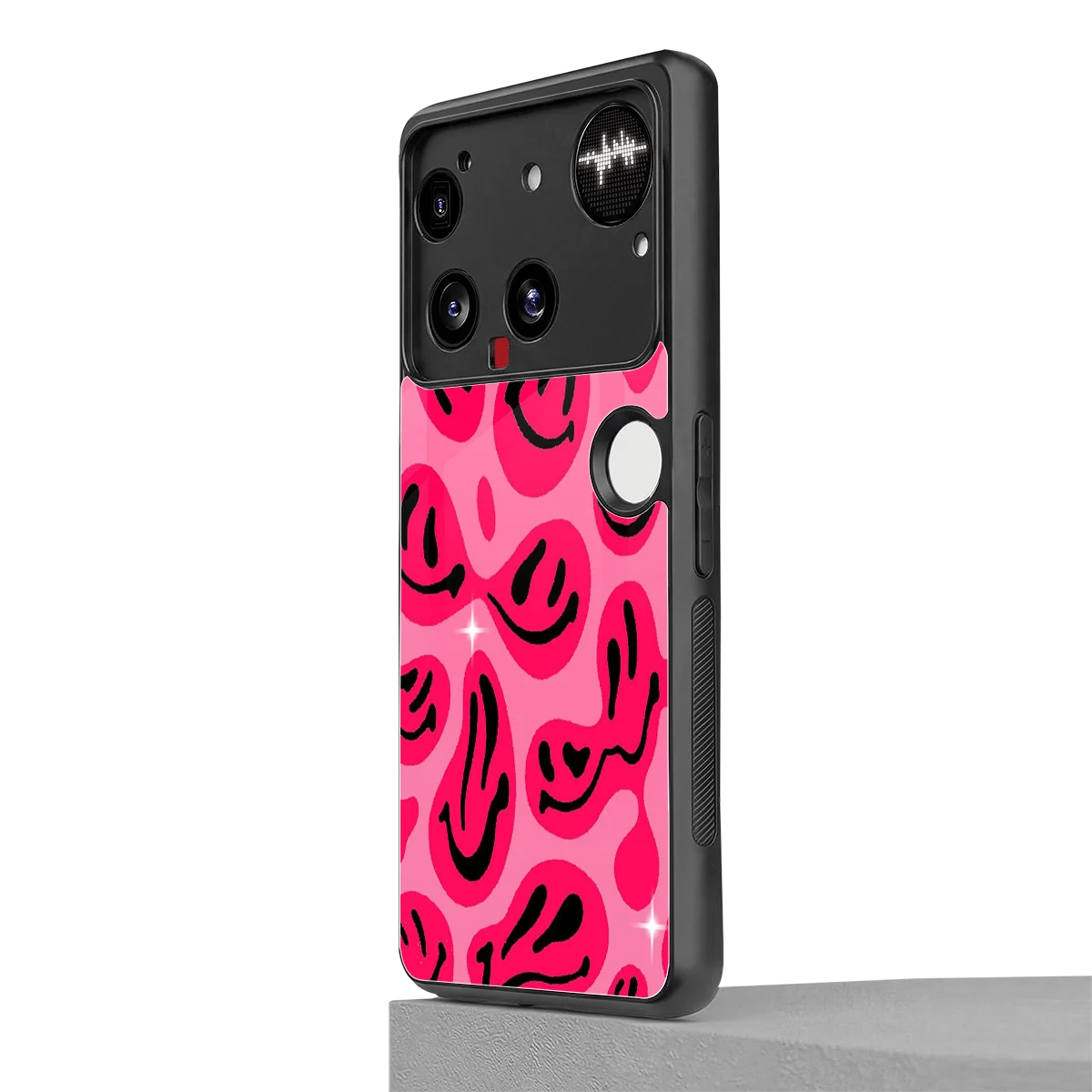 Acid Smiles Pink nothing phone 3 mobile cover | shockproof glass phone case