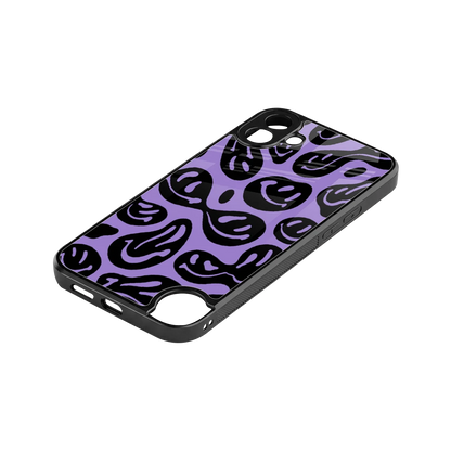 Acid Smiles Purple stylish phone case for cmf nothing phone 1 | glossy glass and slim fit