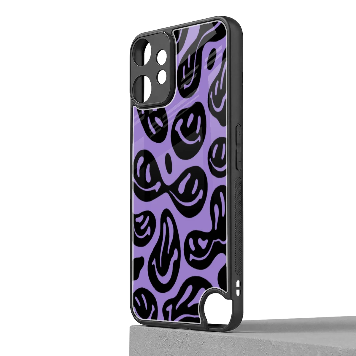Acid Smiles Purple cmf nothing phone 2 pro mobile cover | shockproof glass phone case