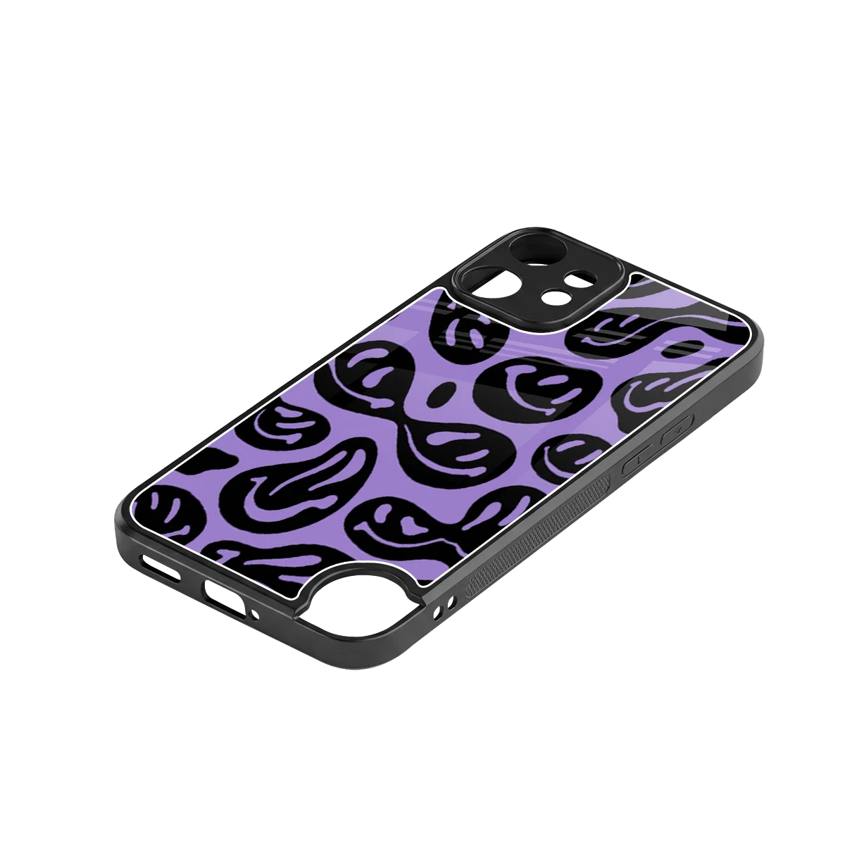 Acid Smiles Purple stylish phone case for cmf nothing phone 2 pro | glossy glass and slim fit
