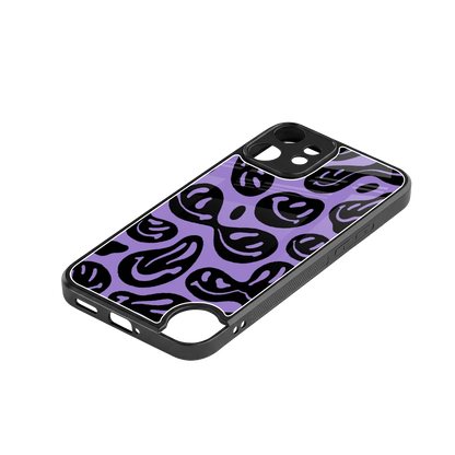 Acid Smiles Purple stylish phone case for cmf nothing phone 2 pro | glossy glass and slim fit