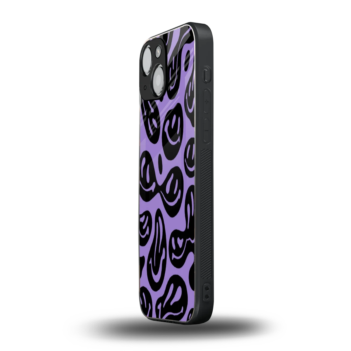 Acid Smiles Purple iphone 12 mini mobile cover | shockproof glass phone case