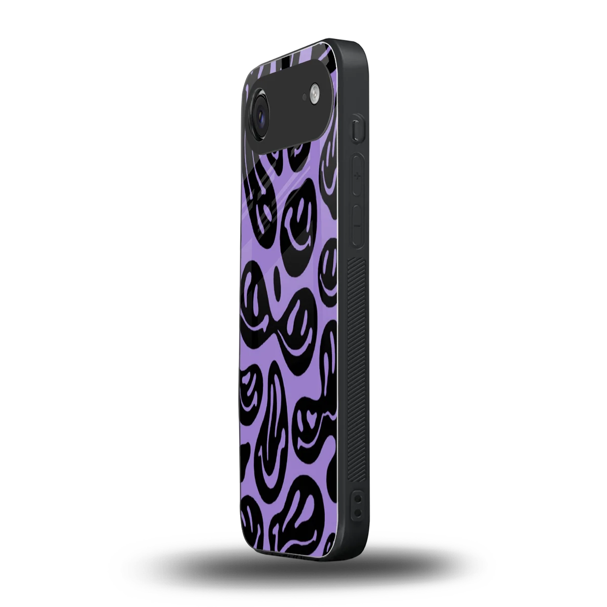 Acid Smiles Purple iphone air mobile cover | shockproof glass phone case