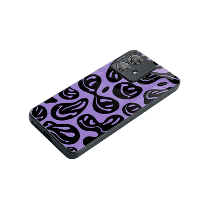 Acid Smiles Purple stylish phone case for motorola edge 40 neo 5g | glossy glass and slim fit