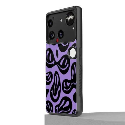Acid Smiles Purple nothing phone 3 mobile cover | shockproof glass phone case