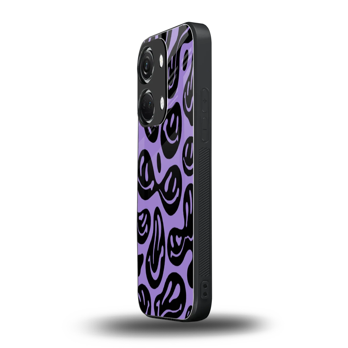Acid Smiles Purple oneplus nord 3 mobile cover | shockproof glass phone case