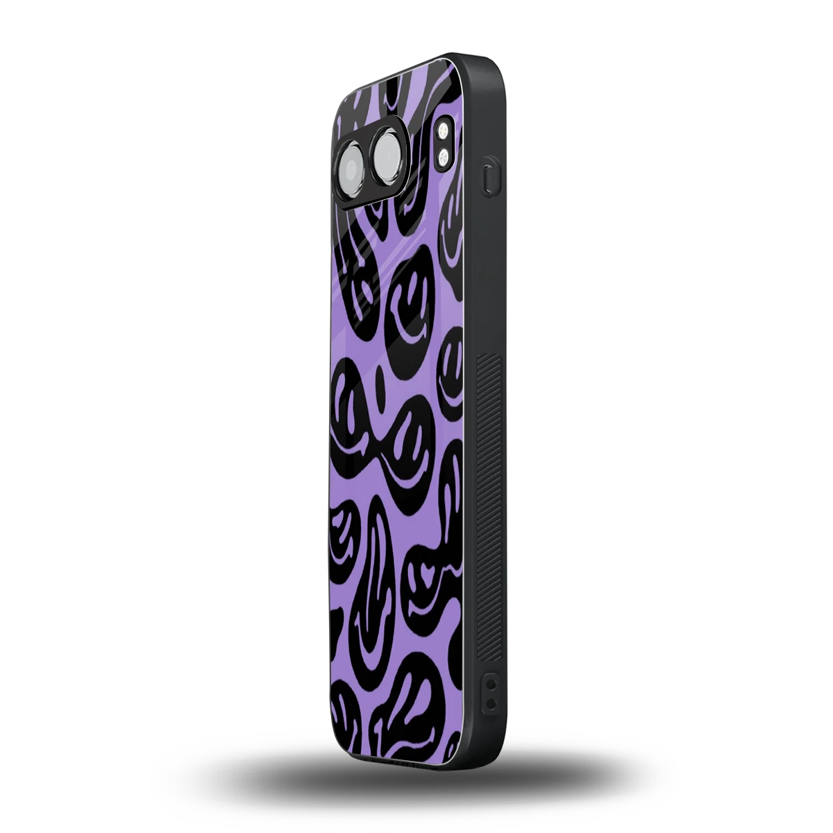 Acid Smiles Purple oneplus nord 4 mobile cover | shockproof glass phone case