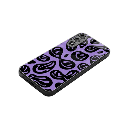 Acid Smiles Purple stylish phone case for oneplus nord 5 | glossy glass and slim fit