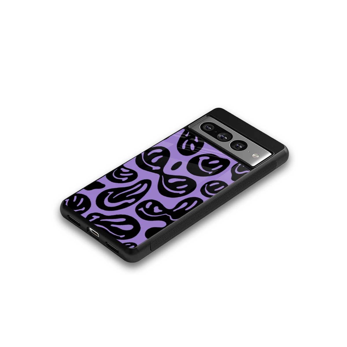 Acid Smiles Purple google pixel 7 pro mobile cover | shockproof glass phone case
