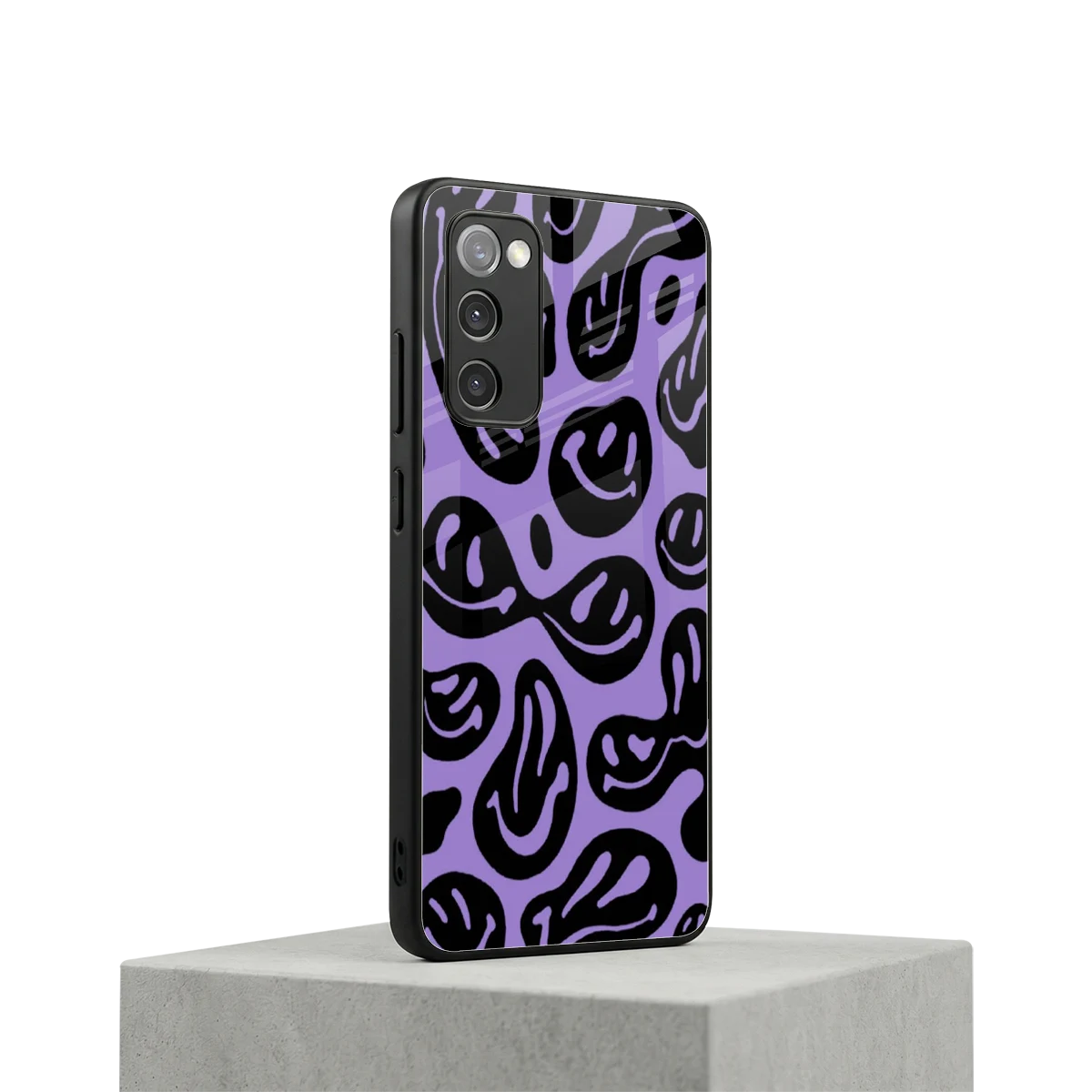 Acid Smiles Purple samsung galaxy s20 fe mobile cover | shockproof glass phone case