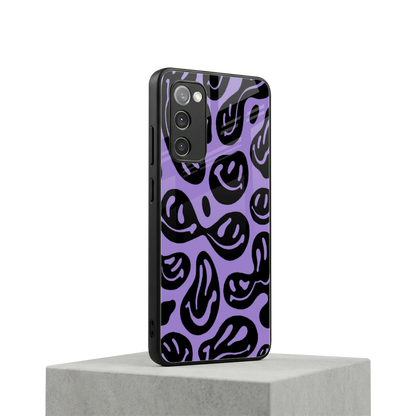 Acid Smiles Purple samsung galaxy s20 fe mobile cover | shockproof glass phone case
