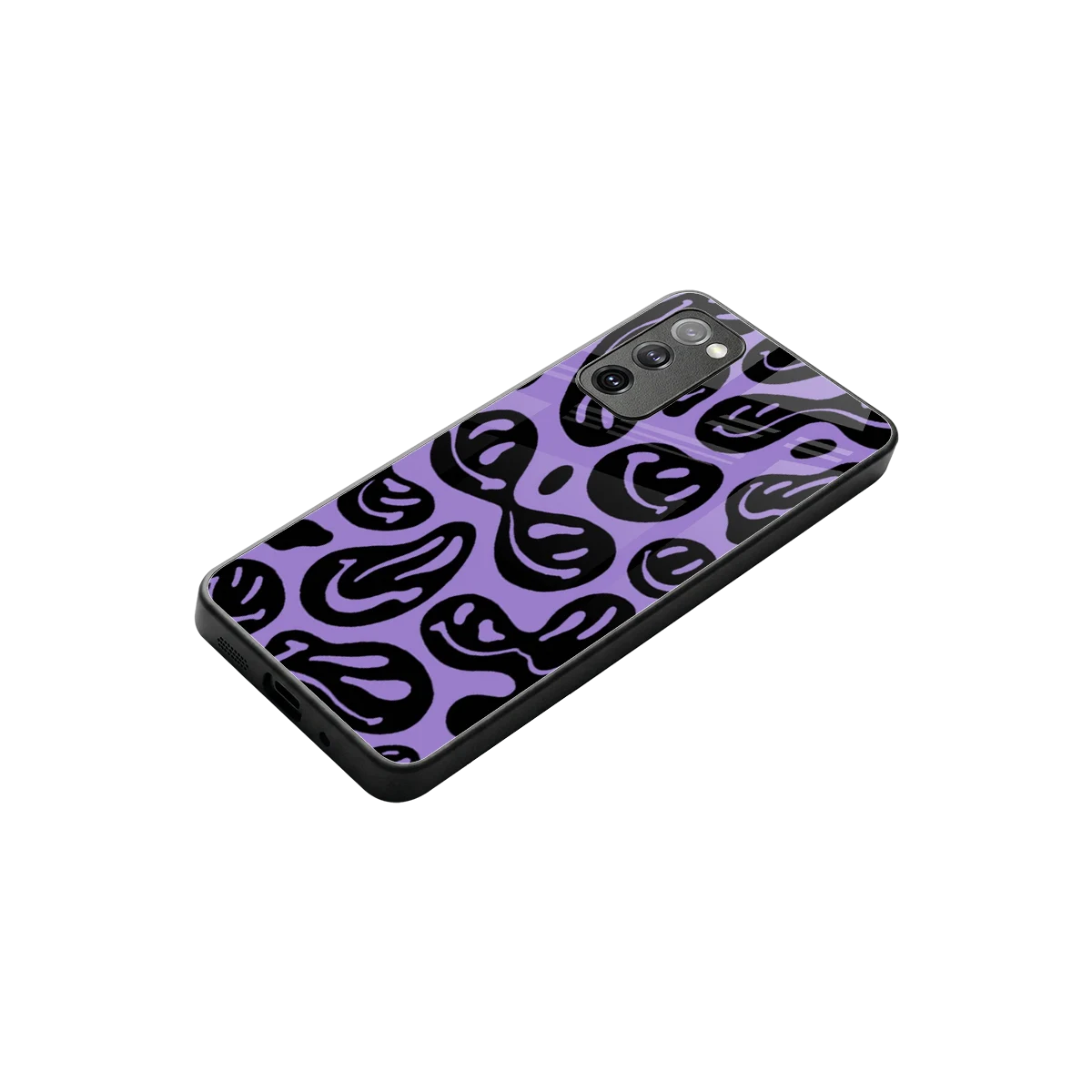Acid Smiles Purple stylish phone case for samsung galaxy s20 fe | glossy glass and slim fit