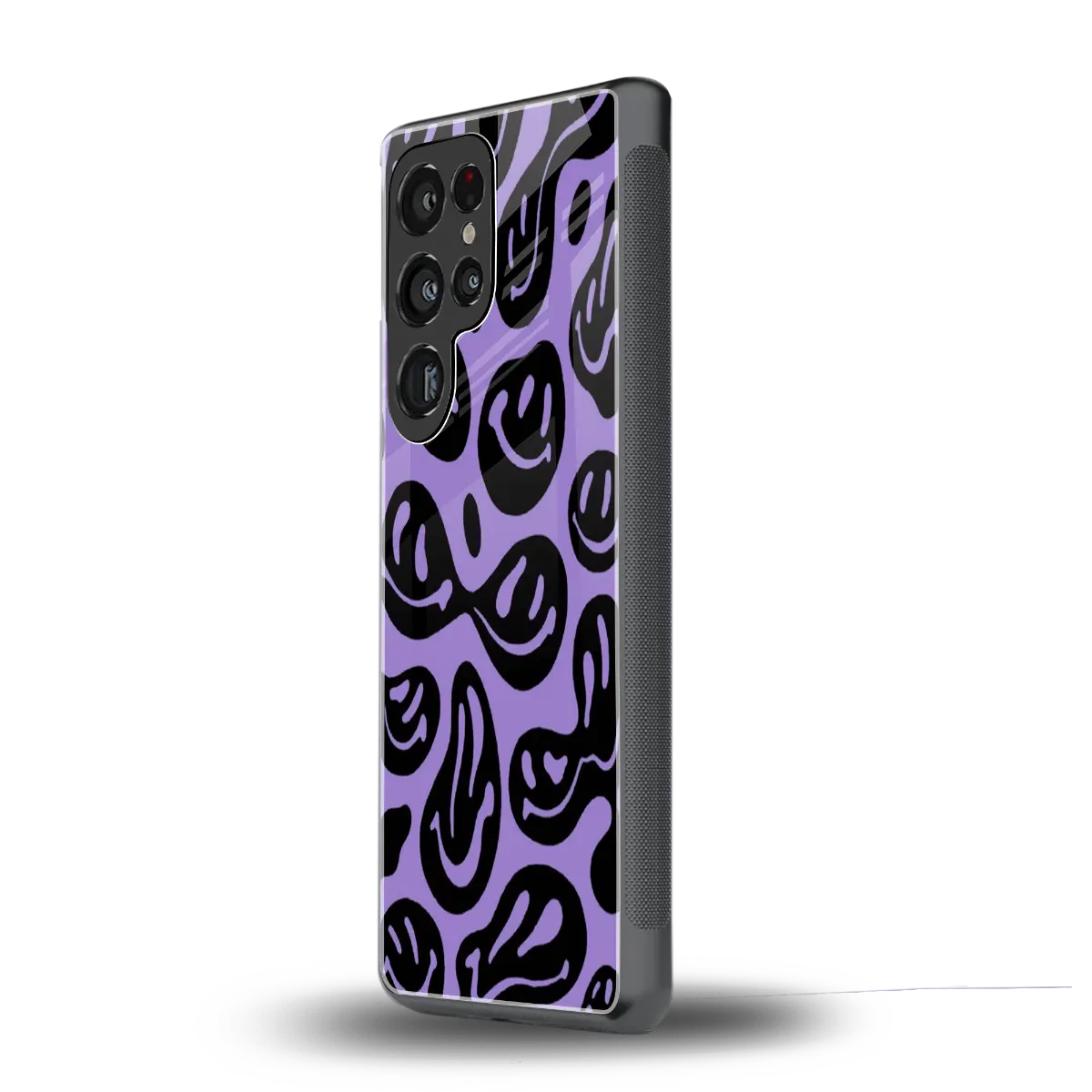 Acid Smiles Purple samsung galaxy s25 ultra mobile cover | shockproof glass phone case