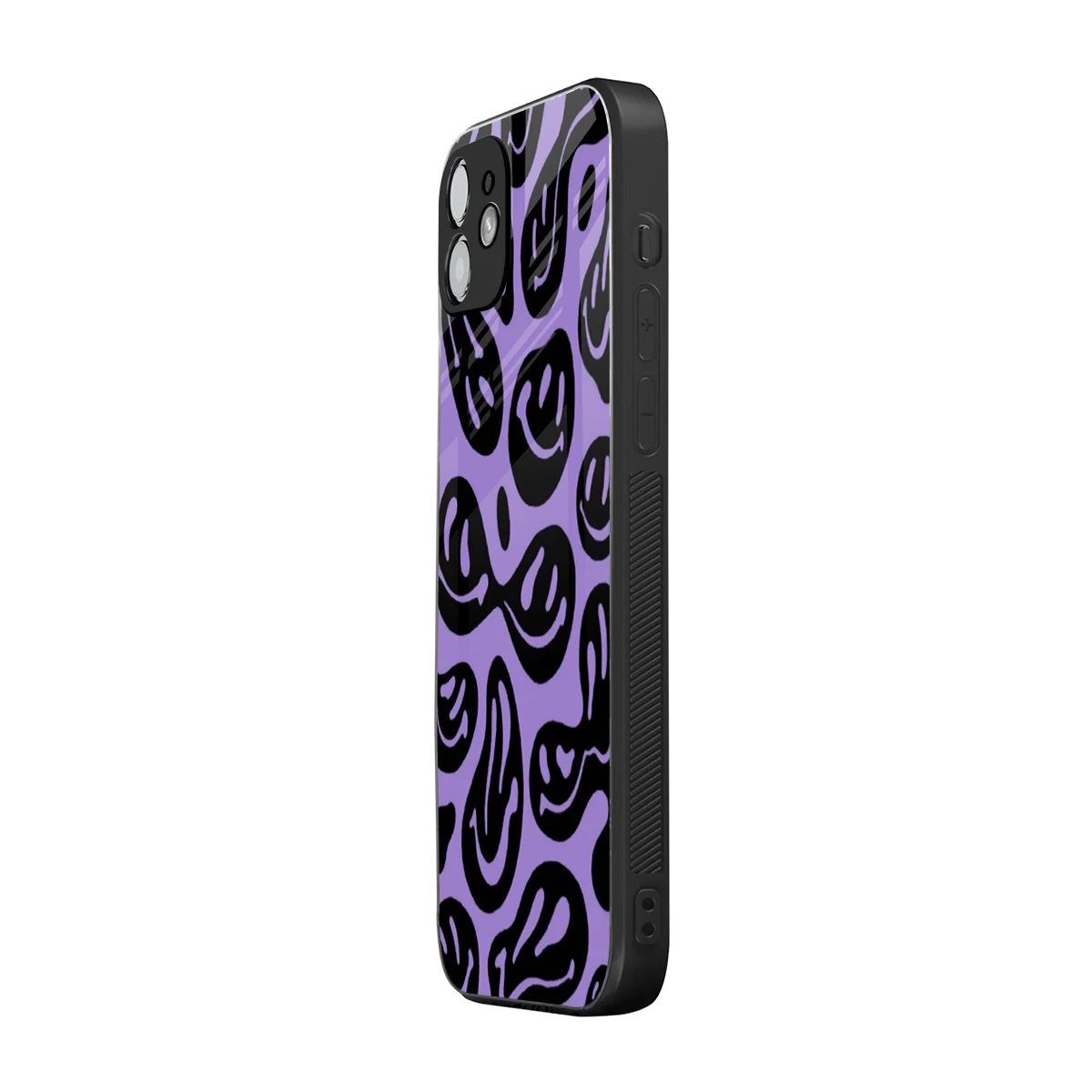 Acid Smiles Purple iphone 11 mobile cover | shockproof glass phone case