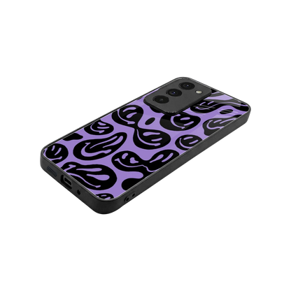Acid Smiles Purple stylish phone case for redmi 15 5g | glossy glass and slim fit