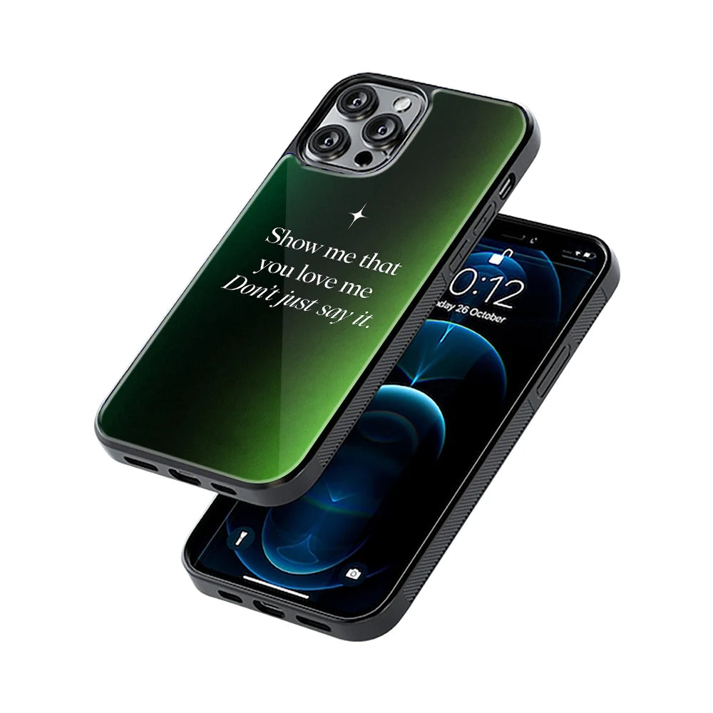 Protective Glass Back Phone Case Compatible with iPhone, Samsung, OnePlus, Pixel & More