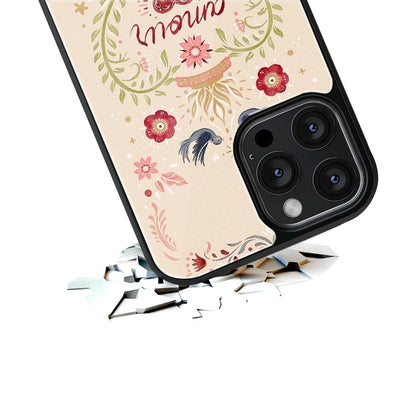 Durable Glass Back Mobile Case for iPhone, Samsung, OnePlus, Google Pixel, Redmi, Vivo, Oppo