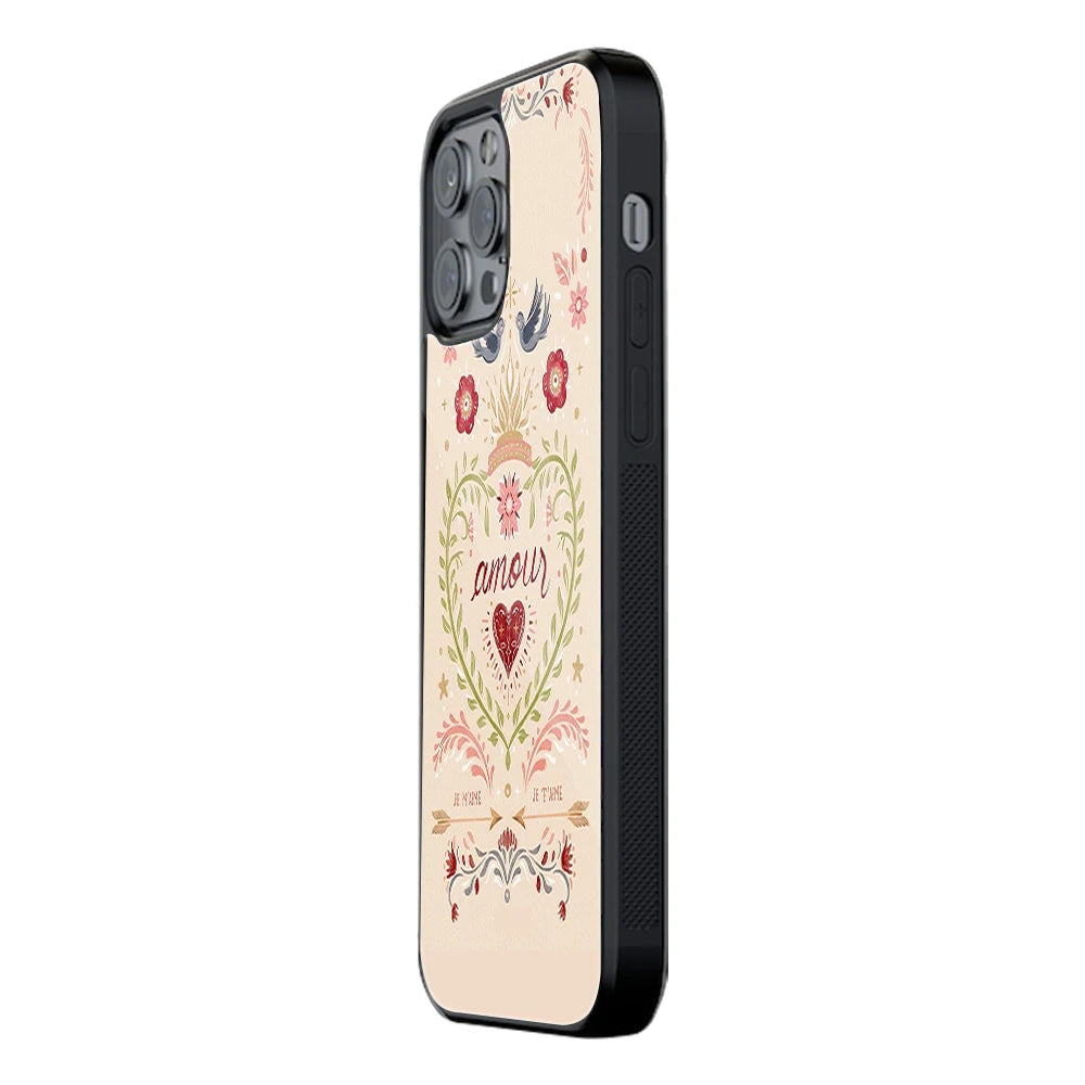 Trendy Glass Back Mobile Case for iPhone, Samsung, Redmi, OnePlus, Google Pixel, Motorola