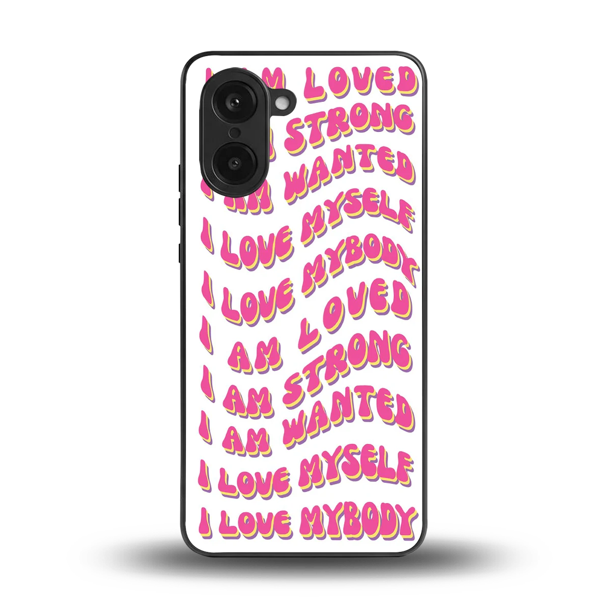 Affirmation back phone cover | glass case for oneplus nord ce5 5g