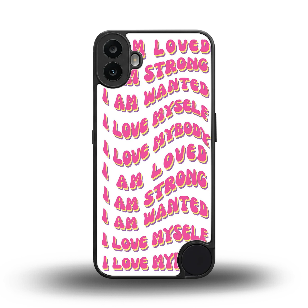 Affirmation back phone cover | glass case for cmf nothing phone 1
