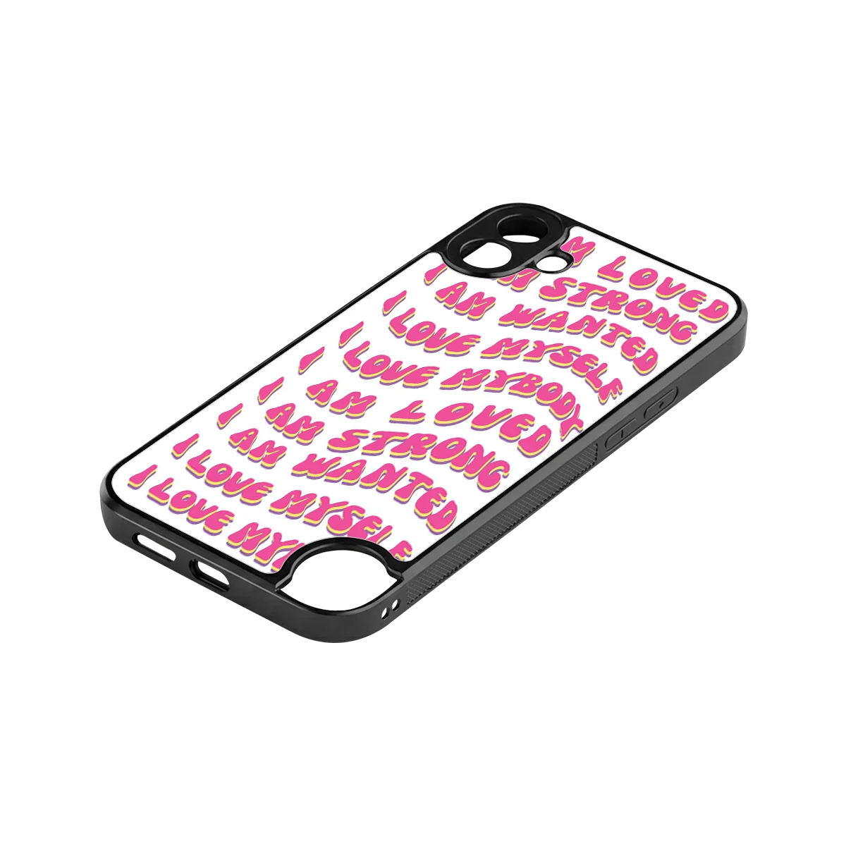 Affirmation stylish phone case for cmf nothing phone 1 | glossy glass and slim fit