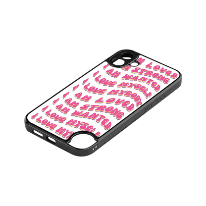 Affirmation stylish phone case for cmf nothing phone 1 | glossy glass and slim fit