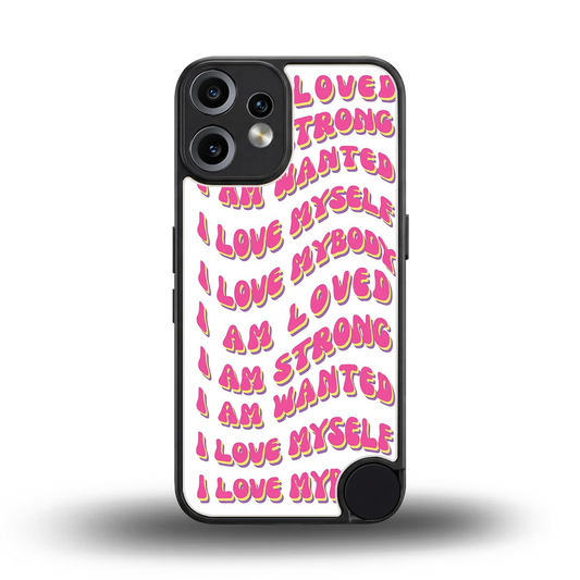 Affirmation back phone cover | glass case for cmf nothing phone 2 pro