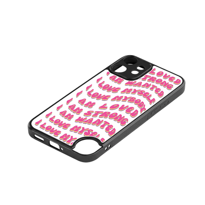 Affirmation stylish phone case for cmf nothing phone 2 pro | glossy glass and slim fit