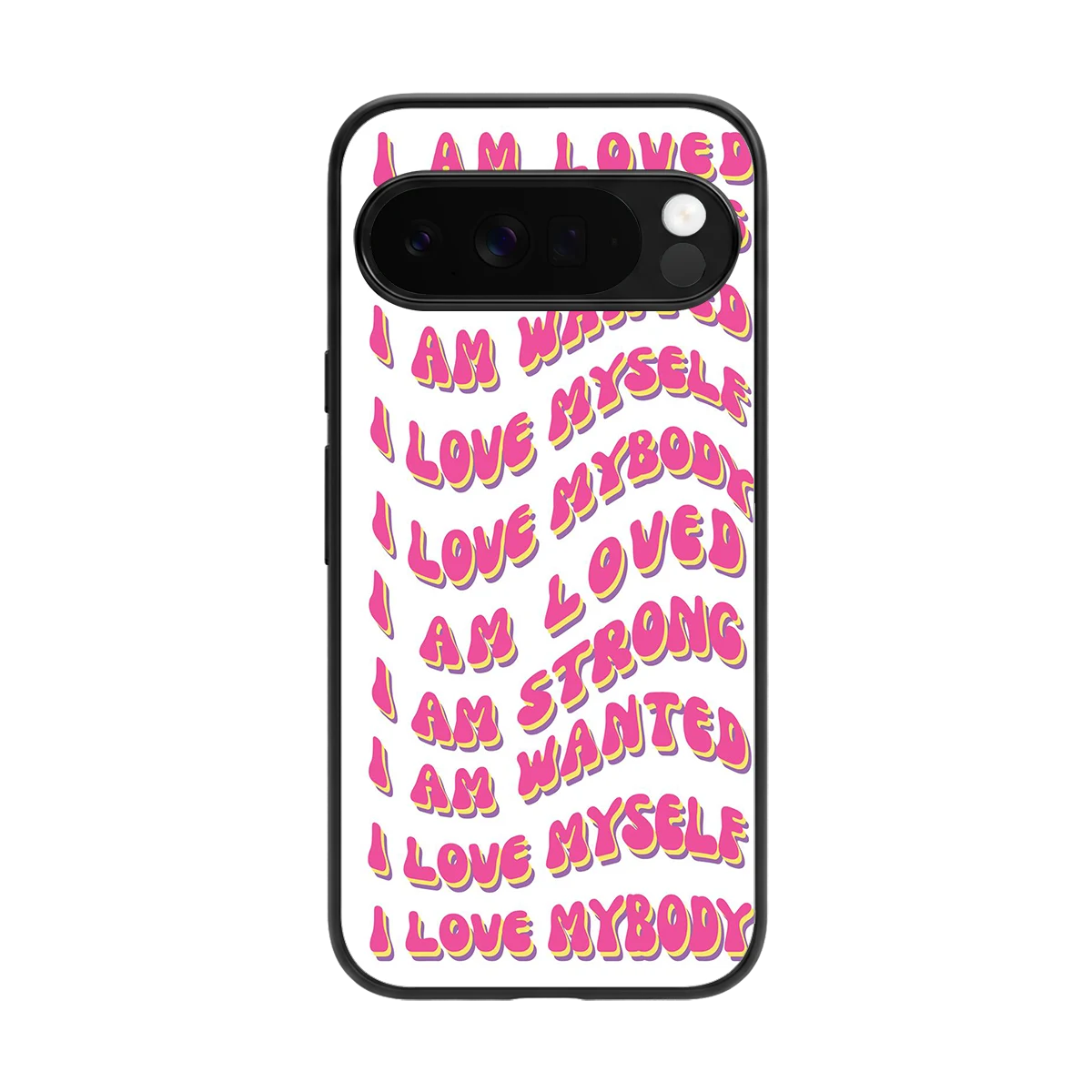 Affirmation back phone cover | glass case for google pixel 10 pro xl