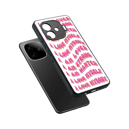 Affirmation sleek iqoo neo 10r 5g cover with tempered glass back and TPU edges