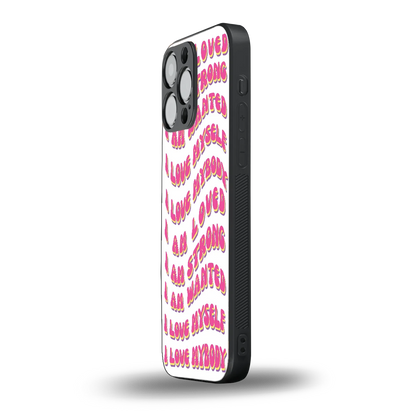 Affirmation iphone 12 pro max mobile cover | shockproof glass phone case