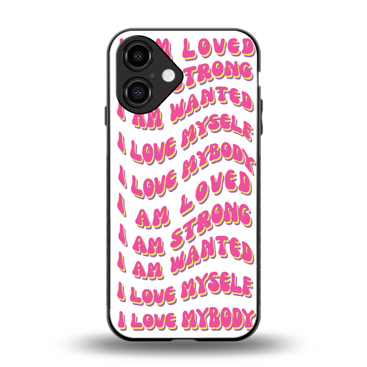 Affirmation Phone Case for Iphone 16 | Glass Case