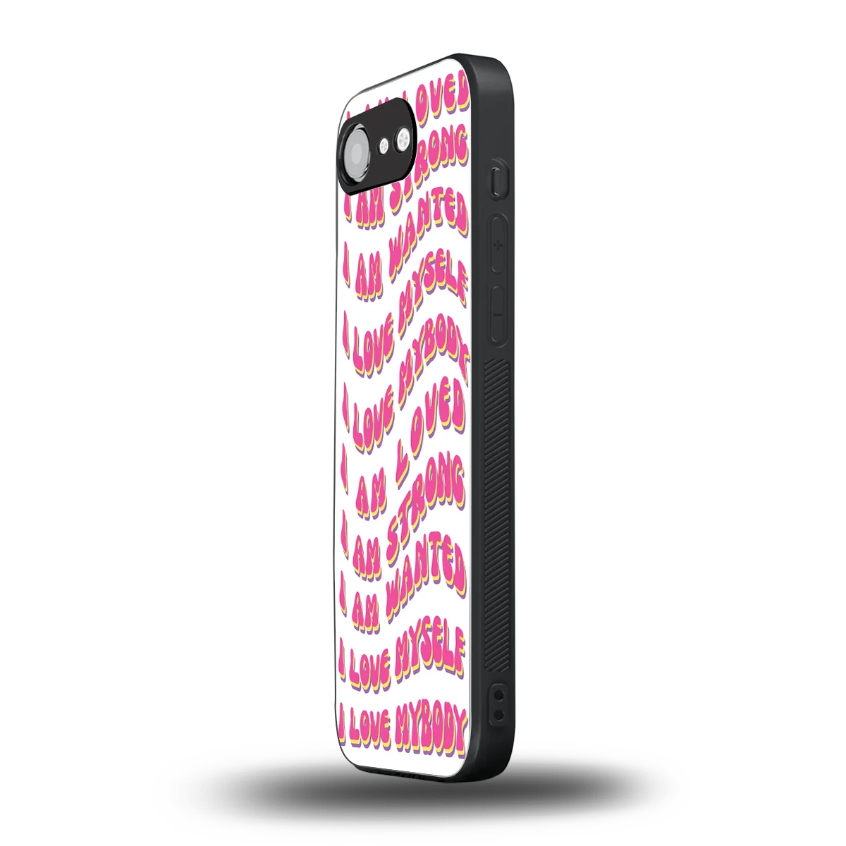 Affirmation iphone 16e mobile cover | shockproof glass phone case