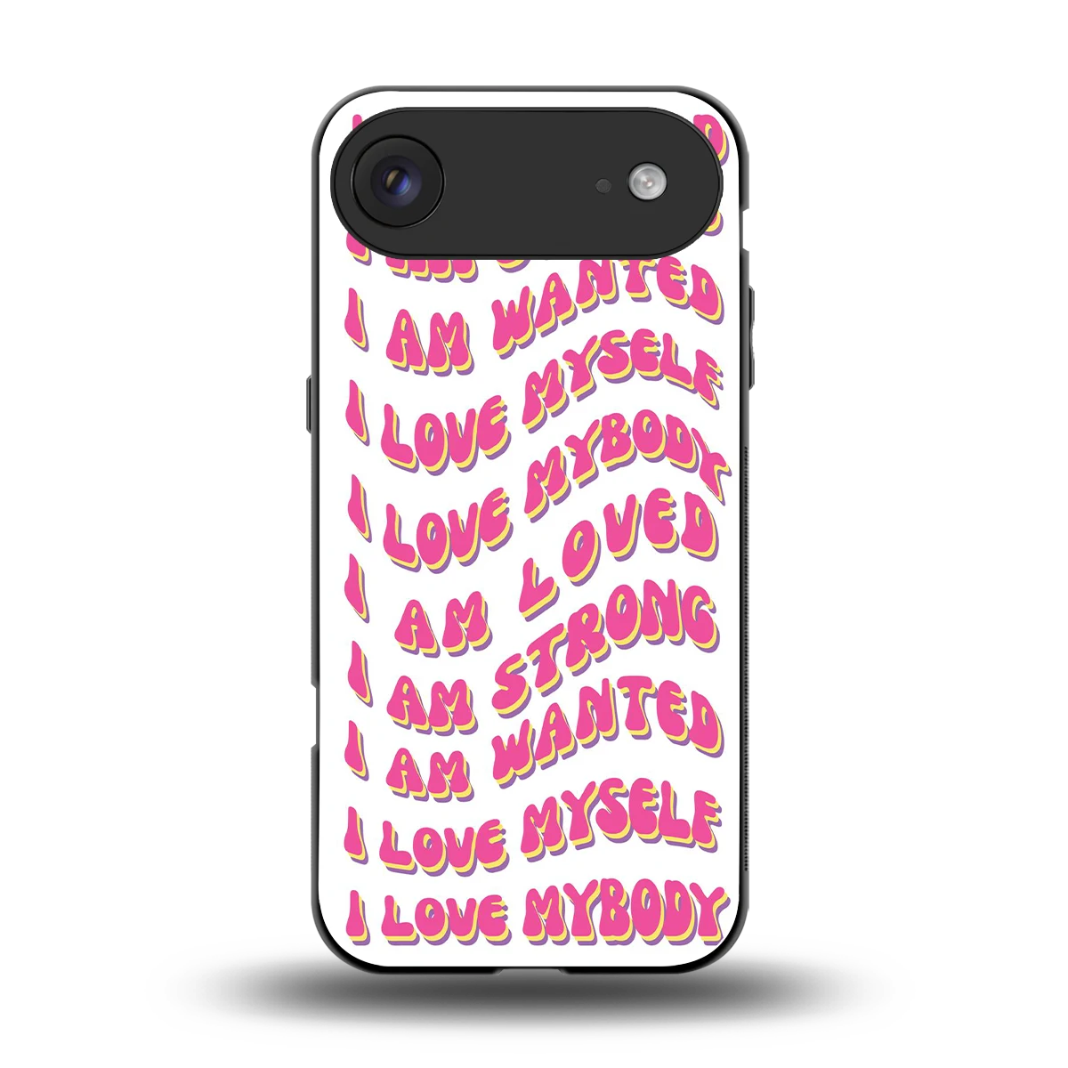 Affirmation back phone cover | glass case for iphone air