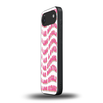 Affirmation iphone air mobile cover | shockproof glass phone case