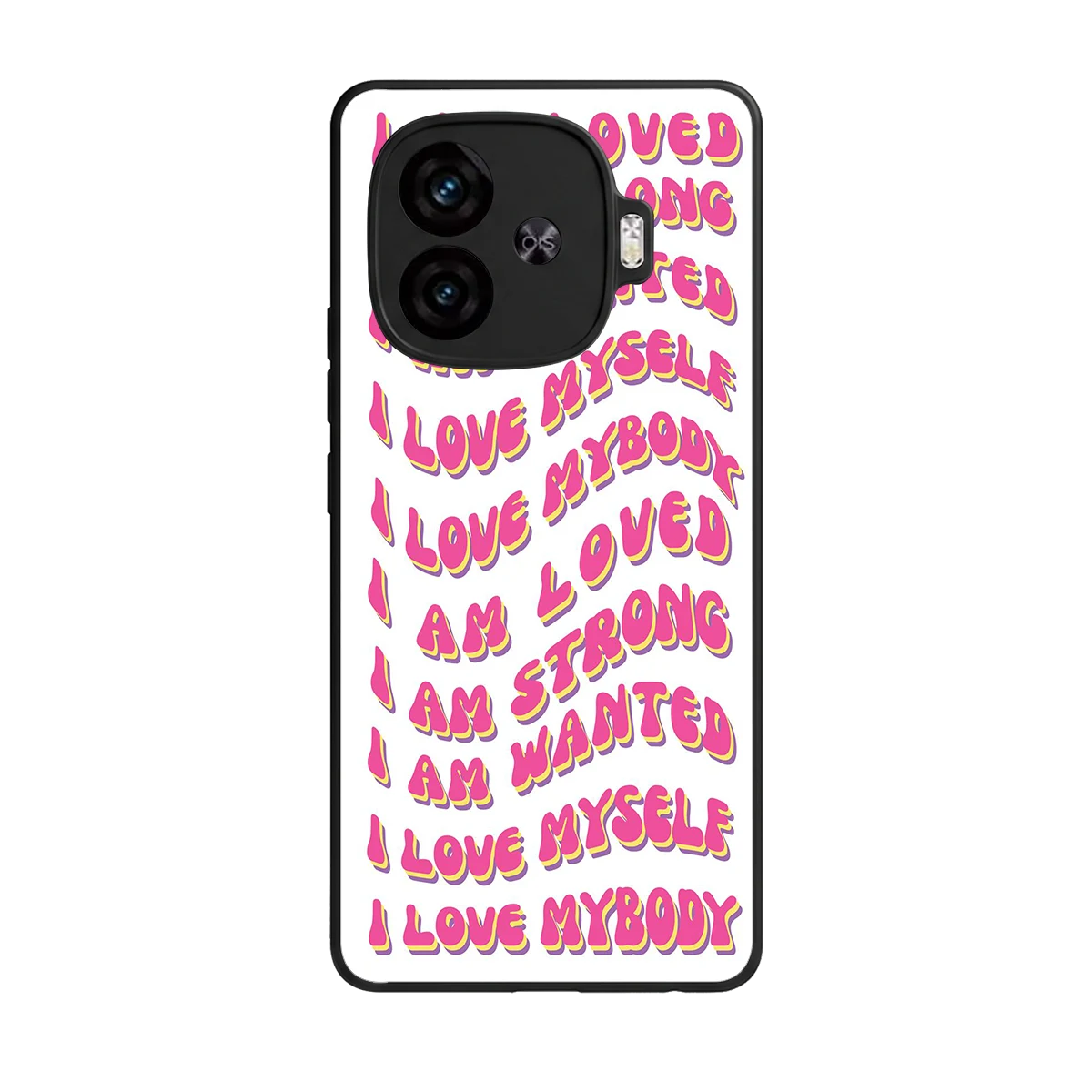 Affirmation back phone cover | glass case for iqoo neo 10r 5g