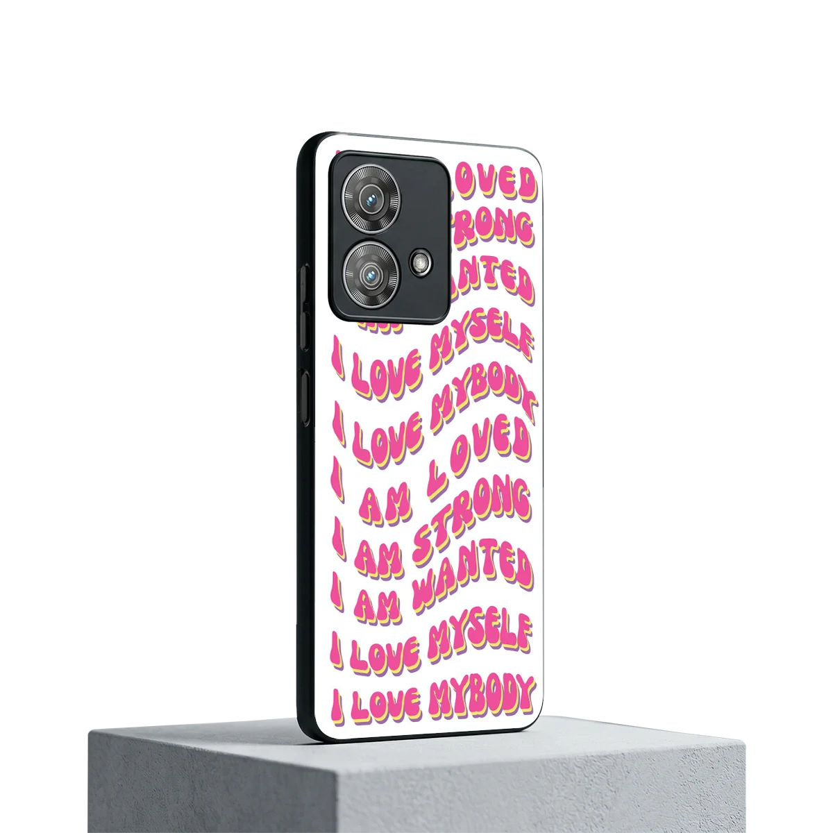 Affirmation motorola edge 40 neo 5g mobile cover | shockproof glass phone case