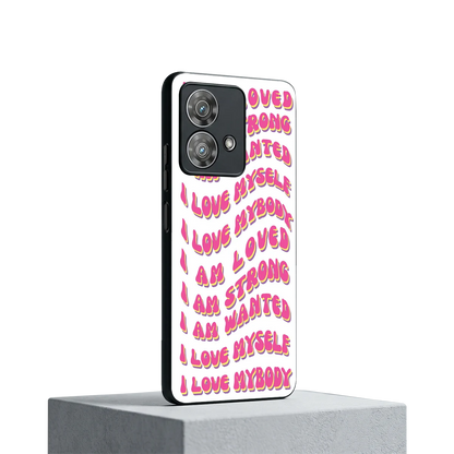 Affirmation motorola edge 40 neo 5g mobile cover | shockproof glass phone case